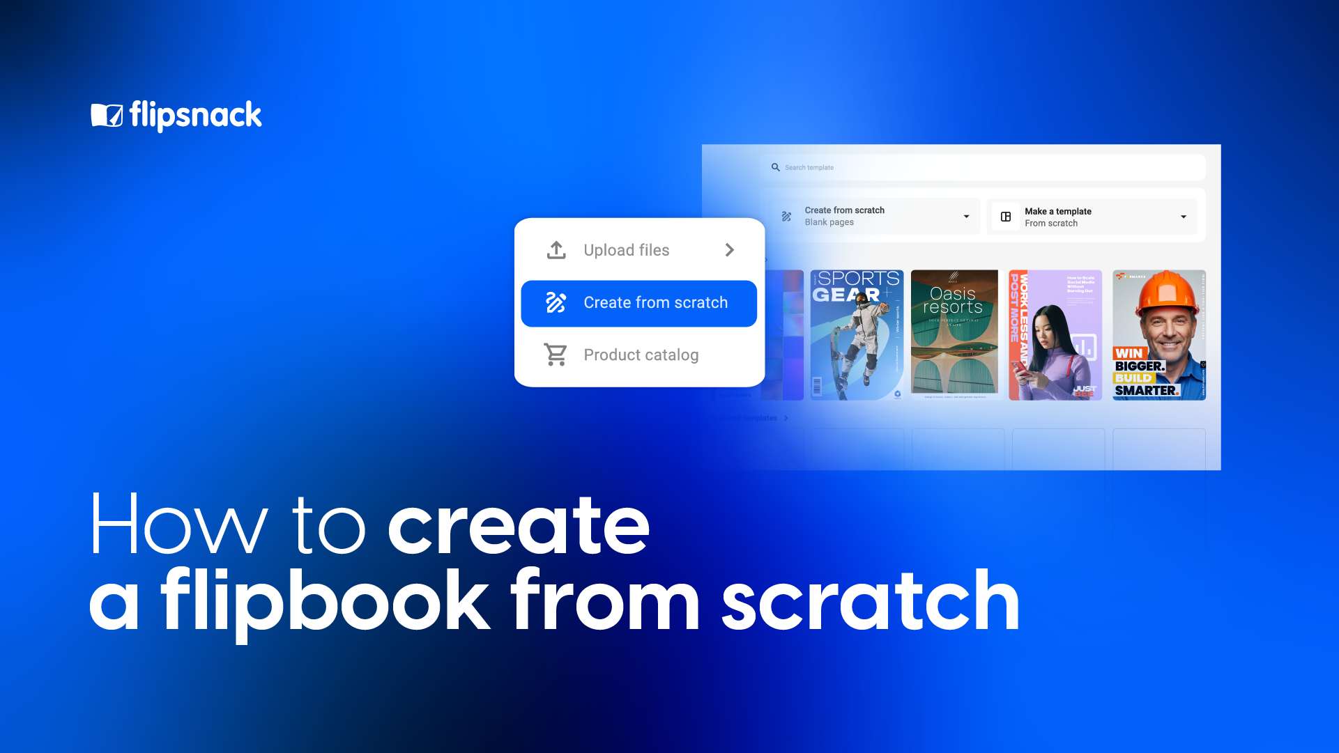 How to create a flipbook from scratch