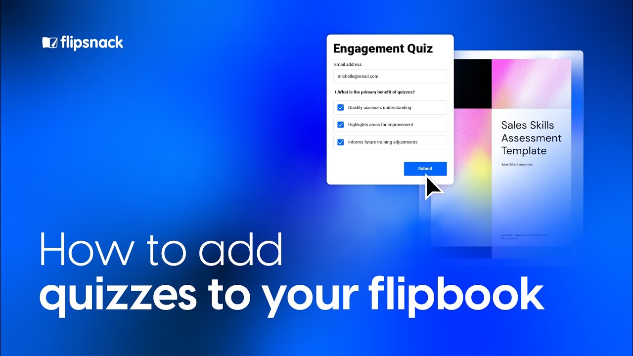 How to add quizzes to your flipbook?