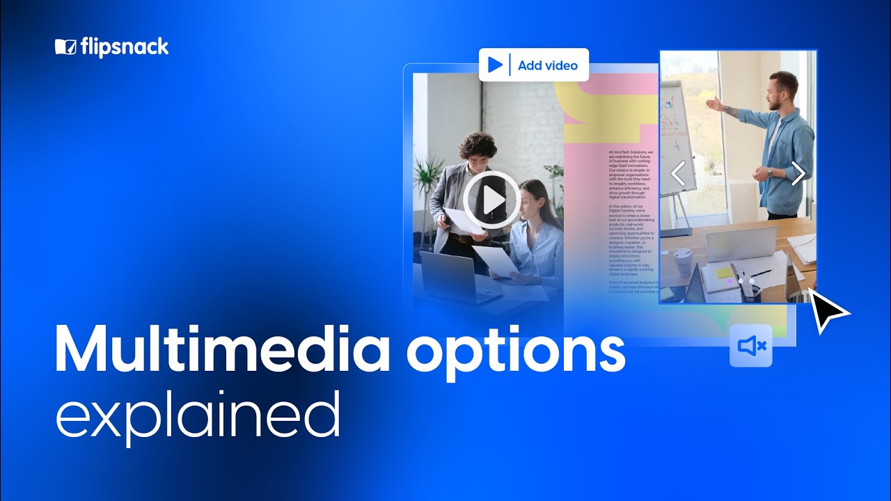 Interactions menu - Multimedia options explained