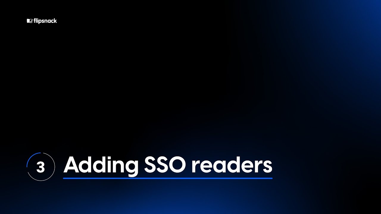Adding SSO readers